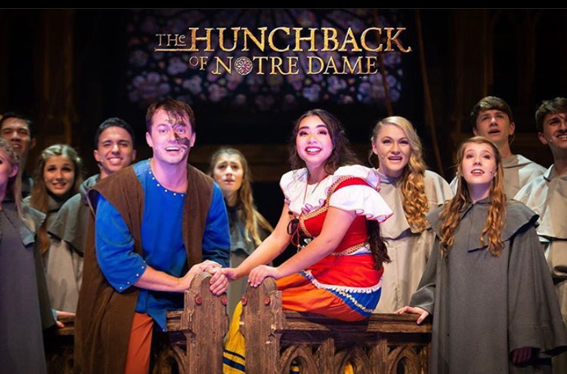 Caleb Adams and Aubee Billie play lead roles in The Hunchback of Notre Dame.