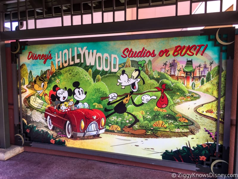 Sign of Mickey and Minnie's Runaway Railway