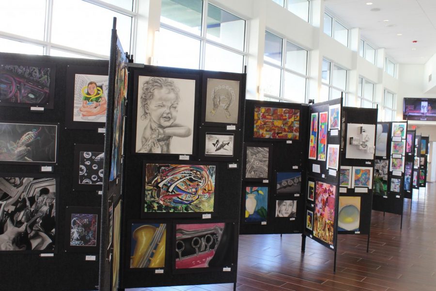 The Smith Family Conservatory of the Arts Fall Visual Arts Showcase (Photo Credit: Mrs. Laura McFadden)